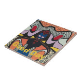 Abstracte Alien-Tegel voor ruimtegebruik, tekst be Tegeltje (Zijkant)