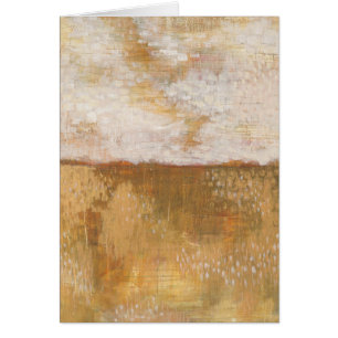 Abstracte Amber Horizon Afdrukken   Melissa Averin