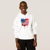 Abstracte Amerikaanse vlag (Voorkant volledig)