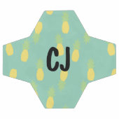 Abstracte anananas Monogrammen Initialen Voetbal (Enkel)