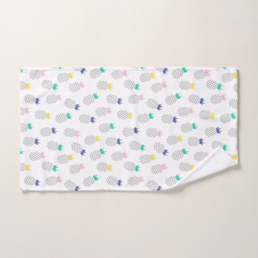 Abstracte anananassen bad handdoek (Handdoek)