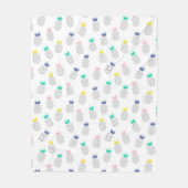 Abstracte anananassen fleece deken (Voorkant)