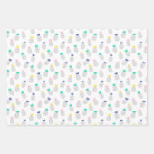 Abstracte anananassen inpakpapier vel (Voorkant)