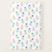 Abstracte anananassen | Monogram Planner (Achterkant)
