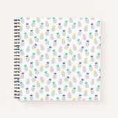 Abstracte anananassen notitieboek (Voorkant)