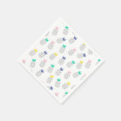 Abstracte anananassen servet (Hoek)