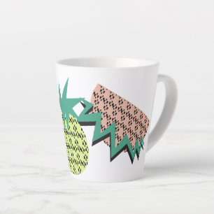 Abstracte Ananas Watermeloen Latte Mok
