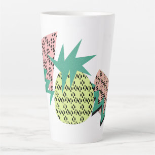 Abstracte Ananas Watermeloen Latte Mok