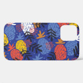 Abstracte ananassen bladeren patroon Case-Mate iPhone case (Achterkant (horizontaal))
