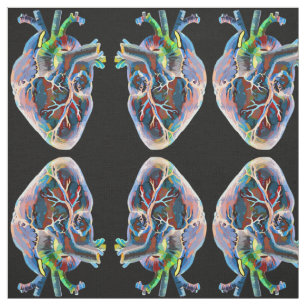 Abstracte anatomie Menselijk hart Oorspronkelijke Stof