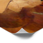 Abstracte anatomische cyborg poster (Hoek)