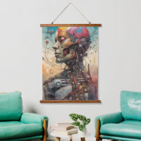 Abstracte Anatomische Cyborg Wandtapijt
