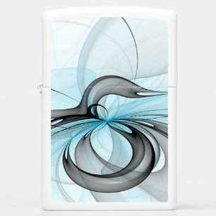 Abstracte Anthracietgrijs Blauw Moderne Fractale K