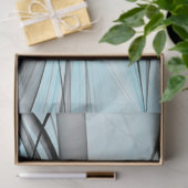 Abstracte antracite grijs blauwe, moderne fractale tissuepapier (Geschenk)