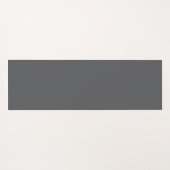 Abstracte antracite grijs blauwe, moderne fractale yogamat (Achterkant (horizontaal))