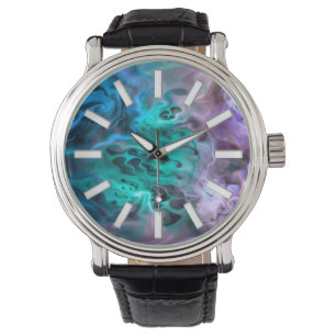 Abstracte Apophysis Fractal I Horloge