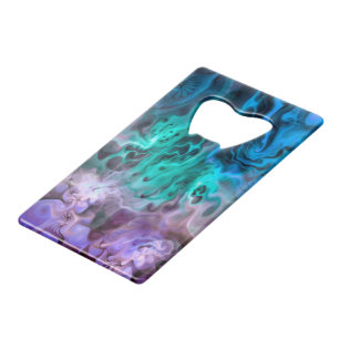 Abstracte Apophysis Fractal I + jouw tekst & idee Kredietkaart Flessenopener