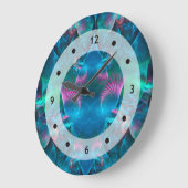 Abstracte Apophysis Fractal III Grote Klok (Hoek)