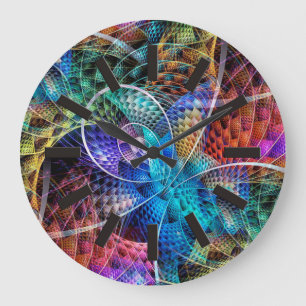 Abstracte Apophysis Fractal X Grote Klok