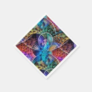 Abstracte Apophysis Fractal X Servetten