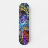 Abstracte Apophysis Fractal X Skateboard (Voorkant)