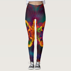 Abstracte Apophysis Fractal XI Leggings
