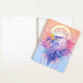 Abstracte arend met felle kleuren planner (Display)