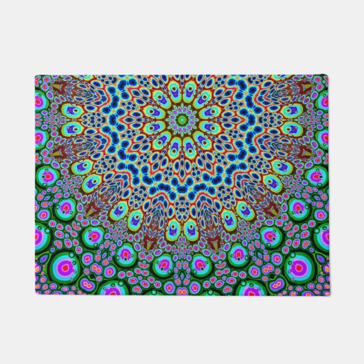 Abstracte array van kleuren deurmat (Voorkant)