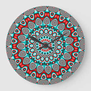 Abstracte art. 100-klok grote klok