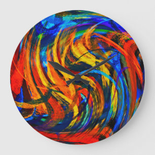 Abstracte art. 11 grote klok