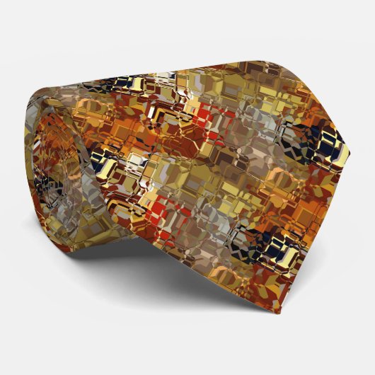 Abstracte Art 145 Stropdas (Opgerold)