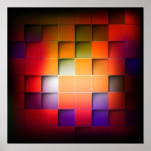 Abstracte art. 17 Afdrukken Poster