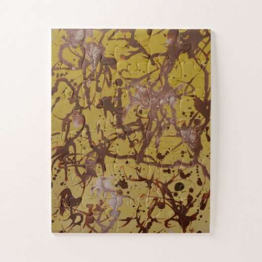 Abstracte Art 1 print Legpuzzel (Verticaal)