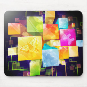 Abstracte art. 21 Mousepad Muismat