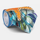 Abstracte Art 30 Stropdas (Opgerold)
