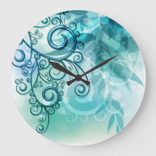 Abstracte Art. 90-wandklokken en numerieke opties Grote Klok