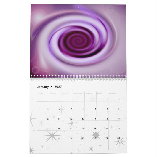 Abstracte Art Agenda Kalender (Jan 2027)