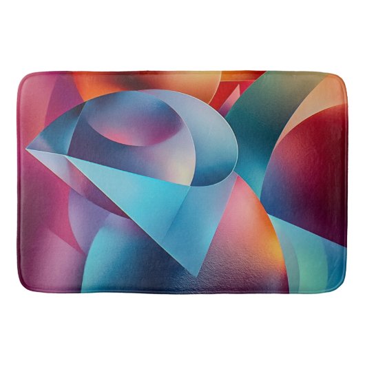 Abstracte Art Bath Mat (Voorkant)