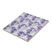 Abstracte Art Blue White Minimalism Tegeltje (Zijkant)