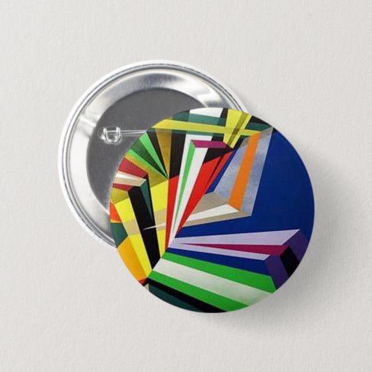 Abstracte Art Button (Voorkant /achterkant)