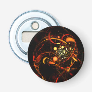 Abstracte Art Button hartslag Button Flesopener