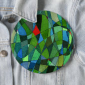 abstracte Art Button "Meest groenen" (In situ)