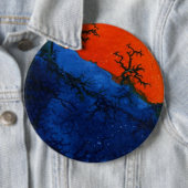 abstracte Art Button "Swamp Fire #4" (In situ)