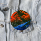 abstracte Art Button "Swamp Fire 6" (In situ)