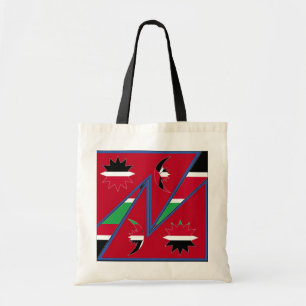 Abstracte Art Canvas tas