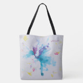 Abstracte Art Canvas tas (Achterkant)