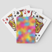 Abstracte Art Custom Elegant Sjabloon Kleurrijk Pokerkaarten (Achterkant)