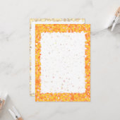 Abstracte Art Design Autumn Foliage DIY Kaart (Voorkant / Achterkant in situ)