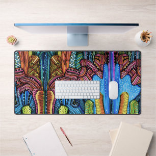 Abstracte Art Desk Mat
