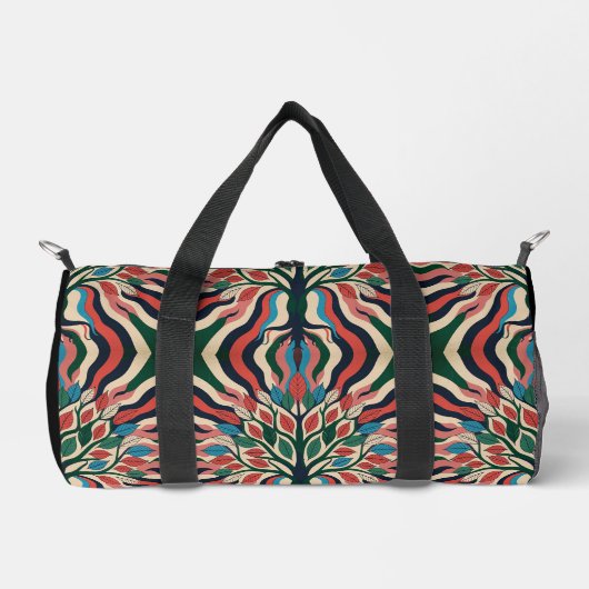 Abstracte Art Duffle Gym Bag Plunjezak (Voorkant)